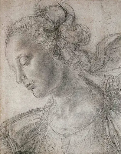 Study of an Ideal Female Head Andrea del Verrocchio
